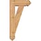 Ekena Millwork Traditional Arts and Crafts Smooth Bracket w/ Offset Brace, Western Red Cedar, 5 1/2"W x 14"D x 26"H BKT0604X14X26TRA03SWR - alternate 3